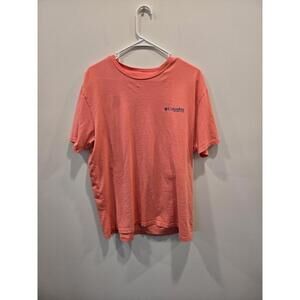 Coral Pink Columbia PFG (Performance Fishing Gear) Short-Sleeve T-Shirt Size XL